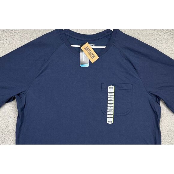 Duluth Trading Co Shirt Adult XL Blue Relaxed Fit Crew Neck T-Shirt Tee Mens NEW